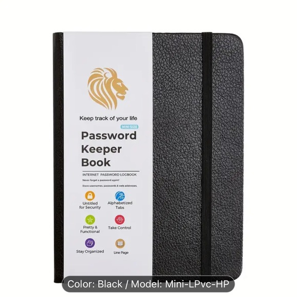 NWT mini and discreet Password Keeper Book - Picture 3 of 7